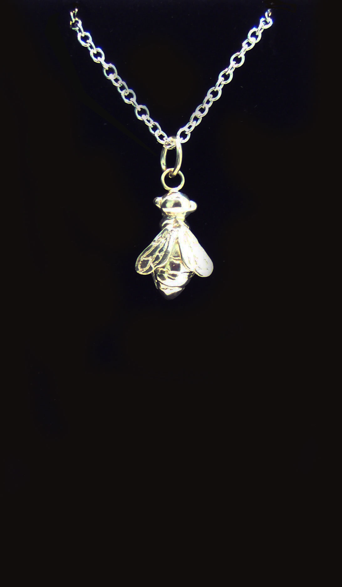 Silver Bee Pendant